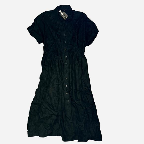 NWT Madewell Pleated Midi Shirtdress in 100%
Linen Size XL - Picture 5 of 8